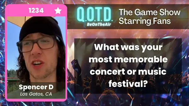 Video thumbnail for Our Favorite Answers: Spencer loved his first concert: Green Day!