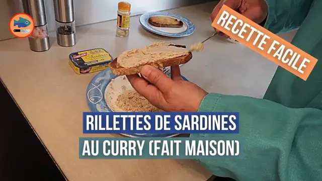 Video thumbnail for Rillettes de sardines au curry (recette minute)
