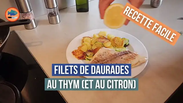 Video thumbnail for Filets de daurades au thym