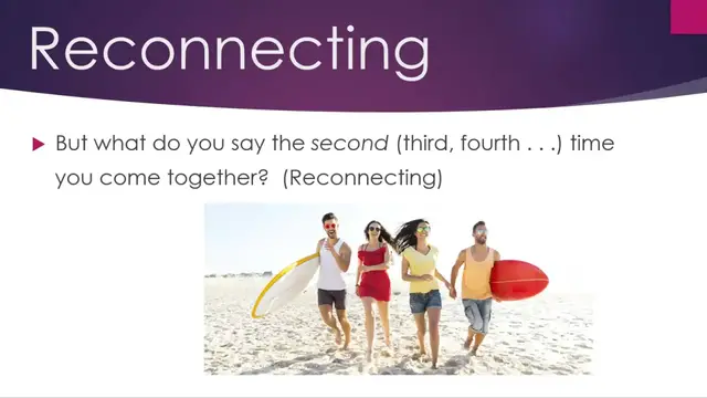 Video thumbnail for Reconnecting