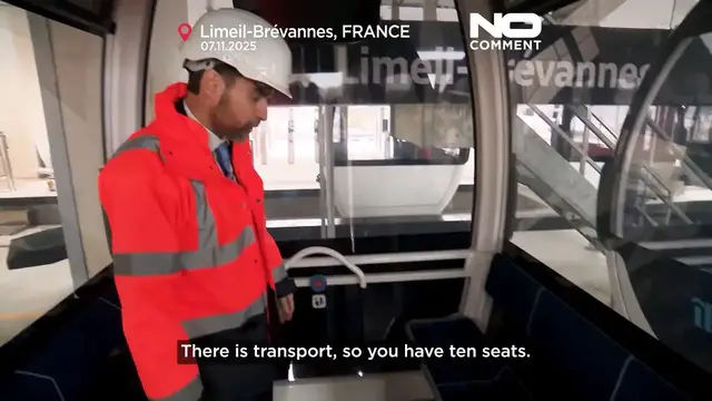 'Video thumbnail for France’s first urban cable car in the Paris region set to open'