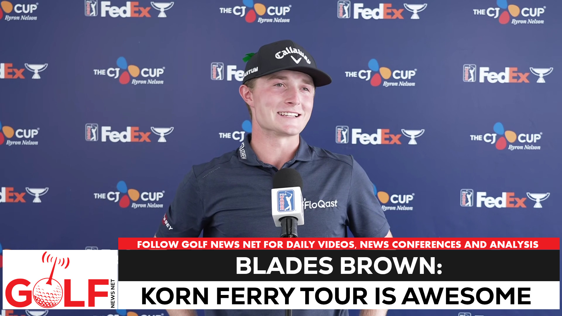 Video thumbnail for Blades Brown: The Korn Ferry Tour is awesome