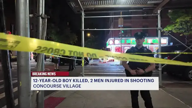 Video thumbnail for 12-year-old boy killed, 2 men injured in Concourse Village shooting