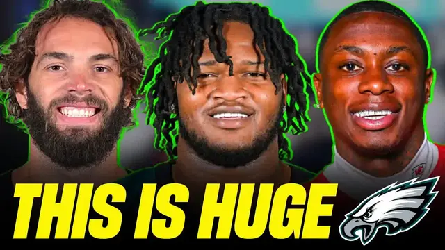 'Video thumbnail for A to Z Sports Philadelphia Eagles: eagles' advantage vs chiefs, goedert injury, & potential trade!'