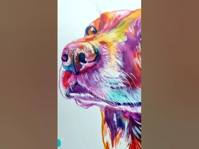 Video thumbnail for Amazing Painting Art Video 🥰😂 | #art #drawing #draw #shorts