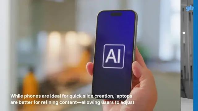 Video thumbnail for How an AI Presentation Maker Works Seamlessly Across Smart Devices