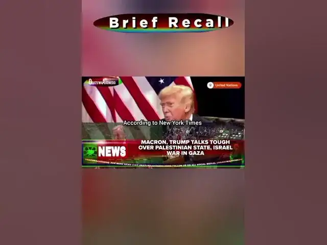 'Video thumbnail for NewsBreifRecall @7am @27 9'