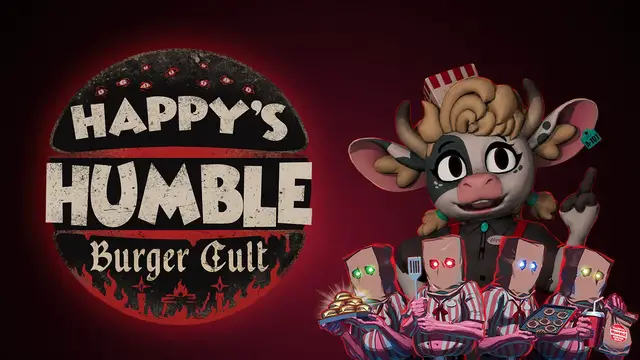Video thumbnail for Happy's Humble Burger Cult - Official Trial By Fryer Update Trailer | TinyBuild Connect 2026