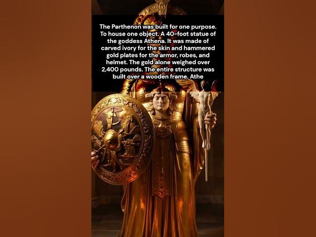 Video thumbnail for This 40-Foot Gold Statue Once Stood Inside the Parthenon