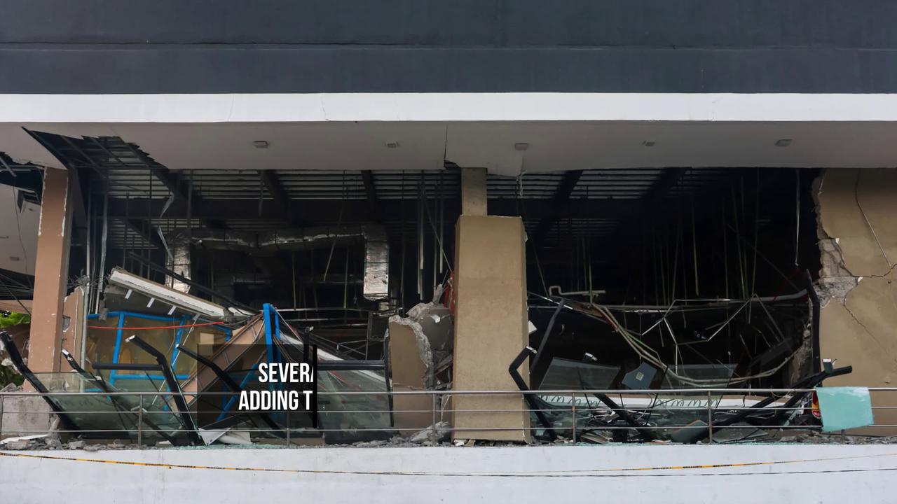 Video thumbnail for Major Earthquake in Southern Philippines Leaves at Least 35 Dead.