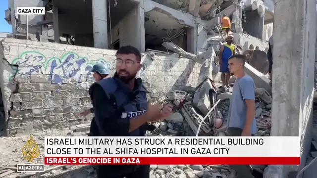 'Video thumbnail for Israeli attacks kill at least 45 in Gaza as ceasefire plan hangs in balance'