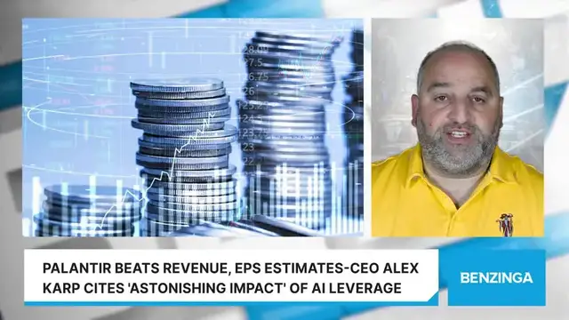'Video thumbnail for Palantir Beats Revenue, EPS Estimates-CEO Alex Karp Cites 'Astonishing Impact' Of AI Leverage'