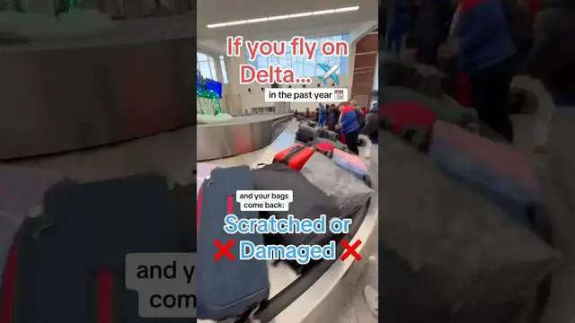 'Video thumbnail for If you fly Delta & your Luggage gets damaged, here’s how to get Compensated for it'