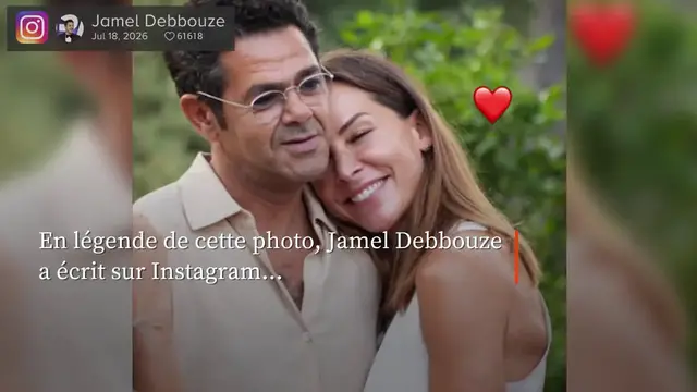 Video thumbnail for Jamel Debbouze fait une tendre déclaration à Mélissa Theuriau pour ses 48 ans.