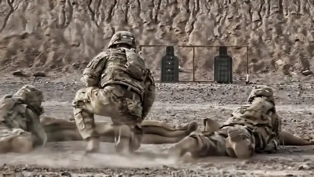 Video thumbnail for U.S. Army Infantry Practice Live-Fire Buddy Rush