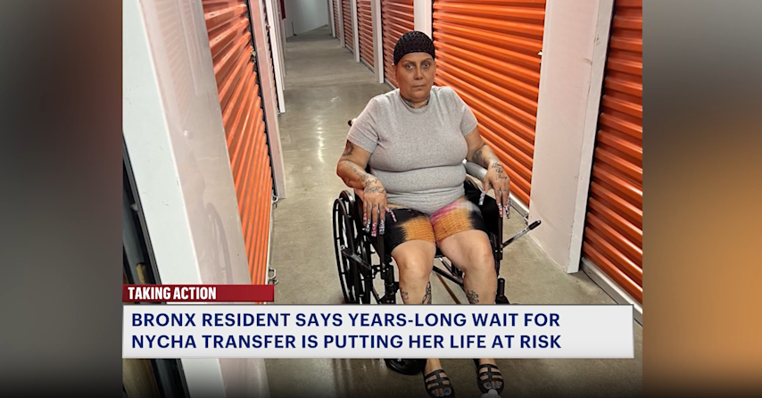 Video thumbnail for Bronx resident says yearslong wait for NYCHA transfer is putting her life at risk