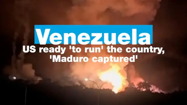 Video thumbnail for Venezuela: US ready ‘to run’ the country, ‘Maduro captured’