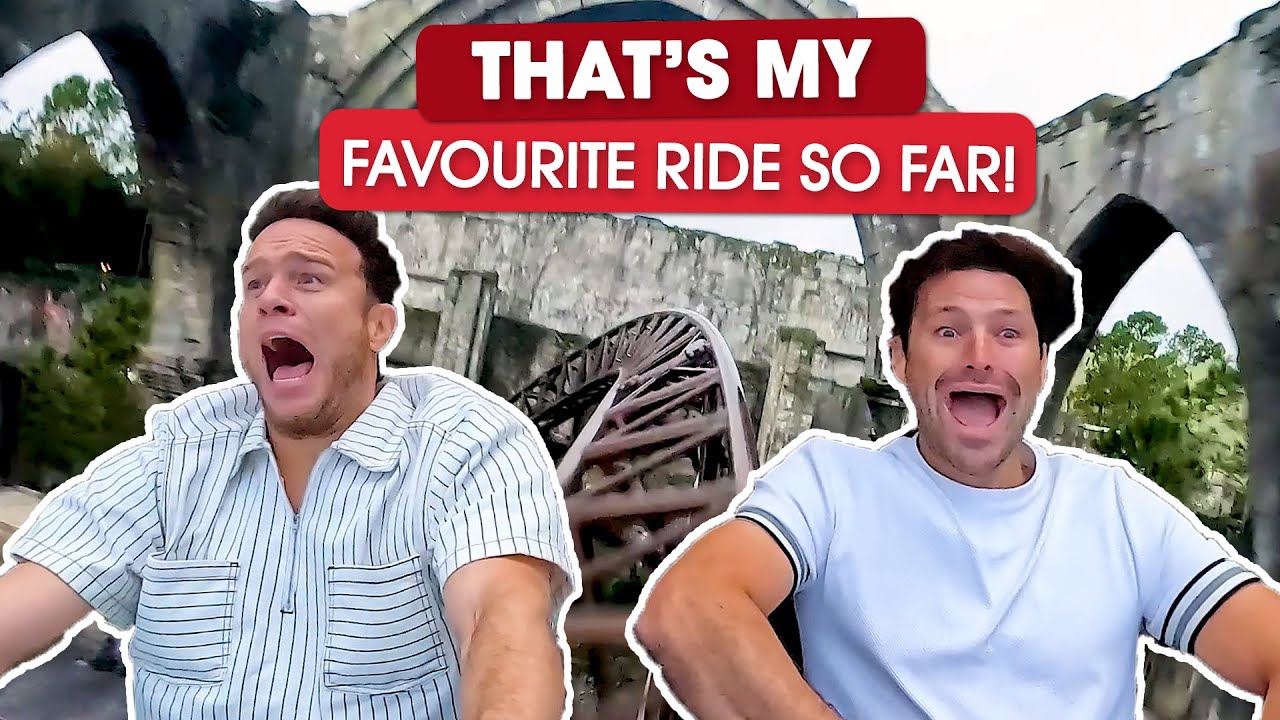 Video thumbnail for #AD Mark Wright & Olly Murs POV Hagrid's Magical Creature Motorbike Ride