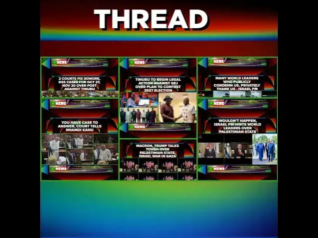 Video thumbnail for NewsThread @1pm 30-9