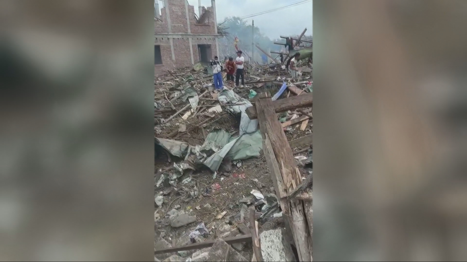 Video thumbnail for Explosion in Myanmar village near Chinese border kills at least 55