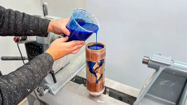 Video thumbnail for Woodturning - A World Map Lamp Project (With Xtool S1 40W Laser Engraver)