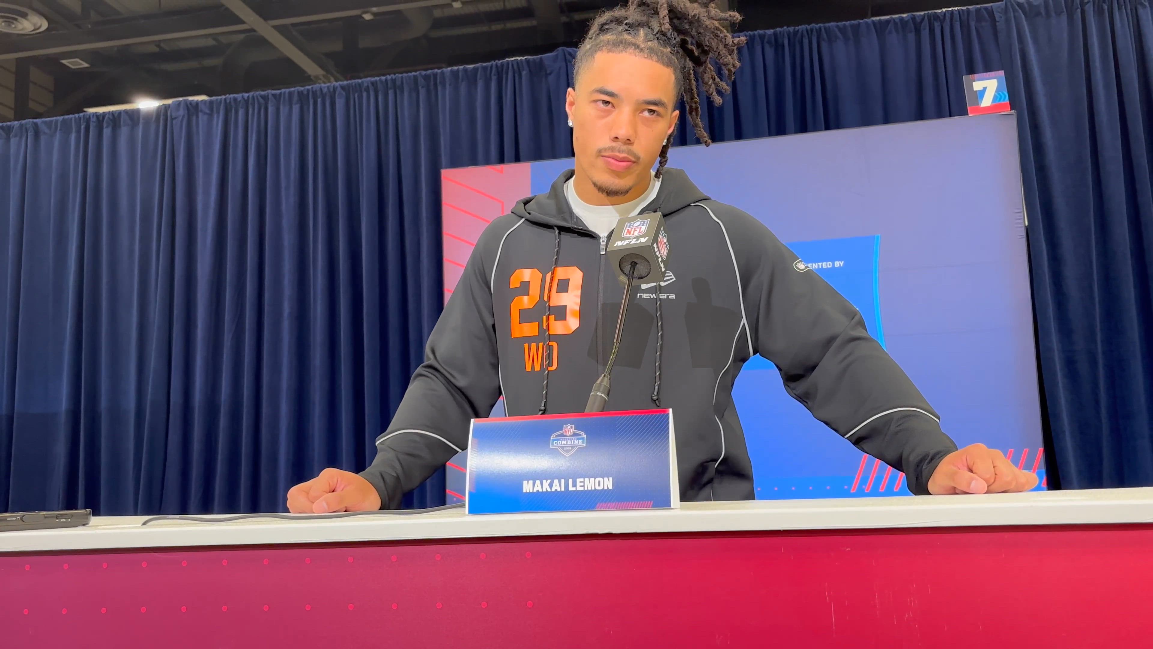 Video thumbnail for Los Angeles Rams Prospect and USC WR Makai Lemon on Roadblocks, Professionalism and More.mp4
