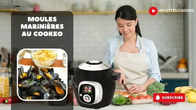 Video thumbnail for Recette Moules marinières au Cookeo