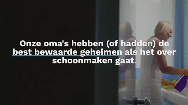 Video thumbnail for 20 zuinige schoonmaaktips uit grootmoeders tijd