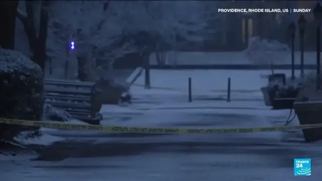 Video thumbnail for Manhunt continues for Brown University shooter