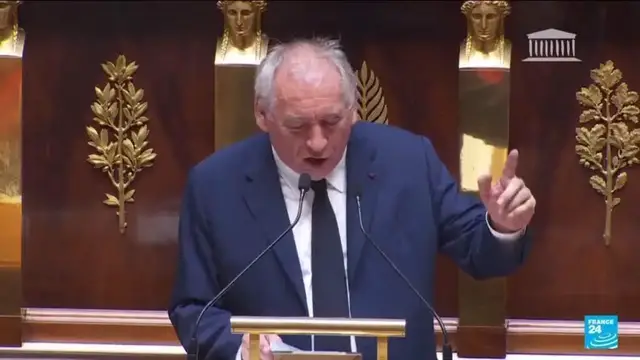 'Video thumbnail for Ousted French Prime Minister Bayrou officially resigns after losing confidence vote'