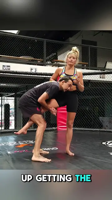 'Video thumbnail for Single leg Defense!!! #mma #wmma #easypeasy #combatsport'