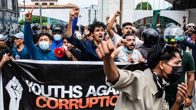 'Video thumbnail for At least 19 killed in Nepal protests over social media ban, corruption'