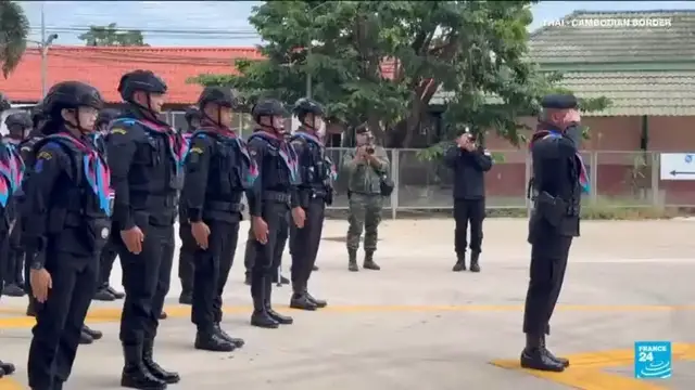 'Video thumbnail for Tensions simmer at Thailand-Cambodia border despite ceasefire'