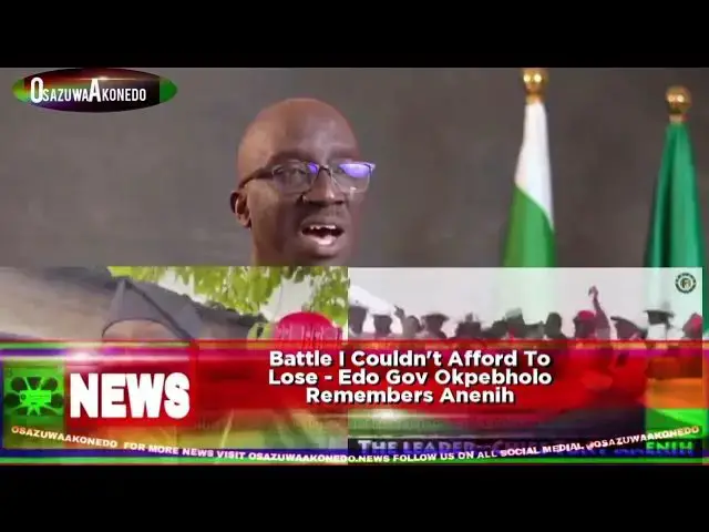 Video thumbnail for Battle I Couldn't Afford To Lose - Edo Gov Okpebholo Remembers Anenih