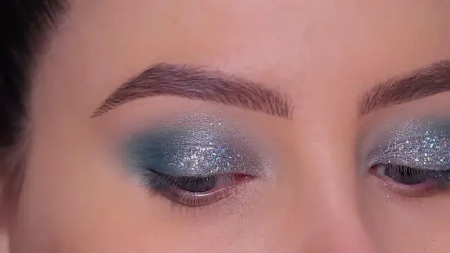 Video thumbnail for Crystal Silver Eye Makeup Tutorial for the Holiday's
