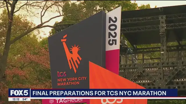 'Video thumbnail for Final preparations for TCS NYC Marathon'