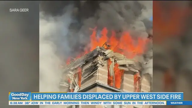 Video thumbnail for Upper West Side community rallies after fire displaces 46 residents