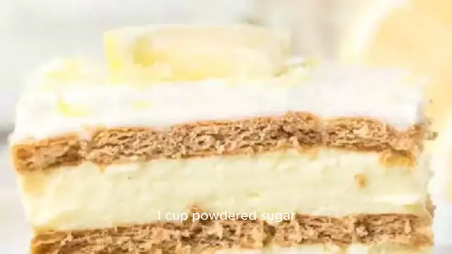 Video thumbnail for Lemon Icebox Cake Recipe
