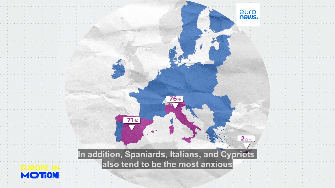 Video thumbnail for Europeans anxious over wars and push for more EU independence, study finds