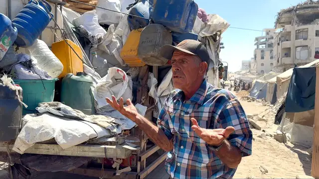 'Video thumbnail for Israel’s assault on Gaza City: Displaced families face crippling costs to flee fighting'