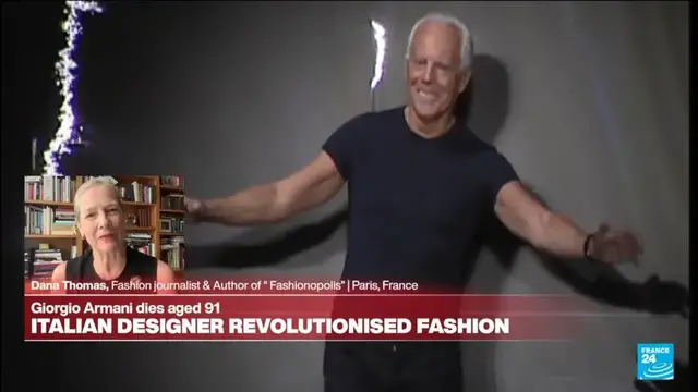'Video thumbnail for 'Grand monsieur': Legendary fashion designer Giorgio Armani stayed true to his vision, never wavered'