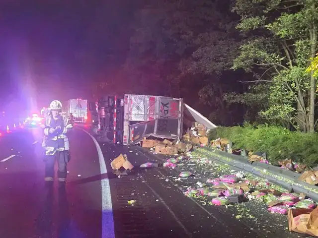 Video thumbnail for 8 crashes in 24 hours on I-80 keep Allamuchy first responders busy