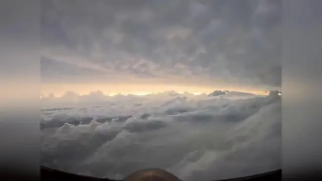 Video thumbnail for US: US Air Force Hurricane Hunters Fly Into Category 3 Hurricane Isaias With 120 MPH Winds.