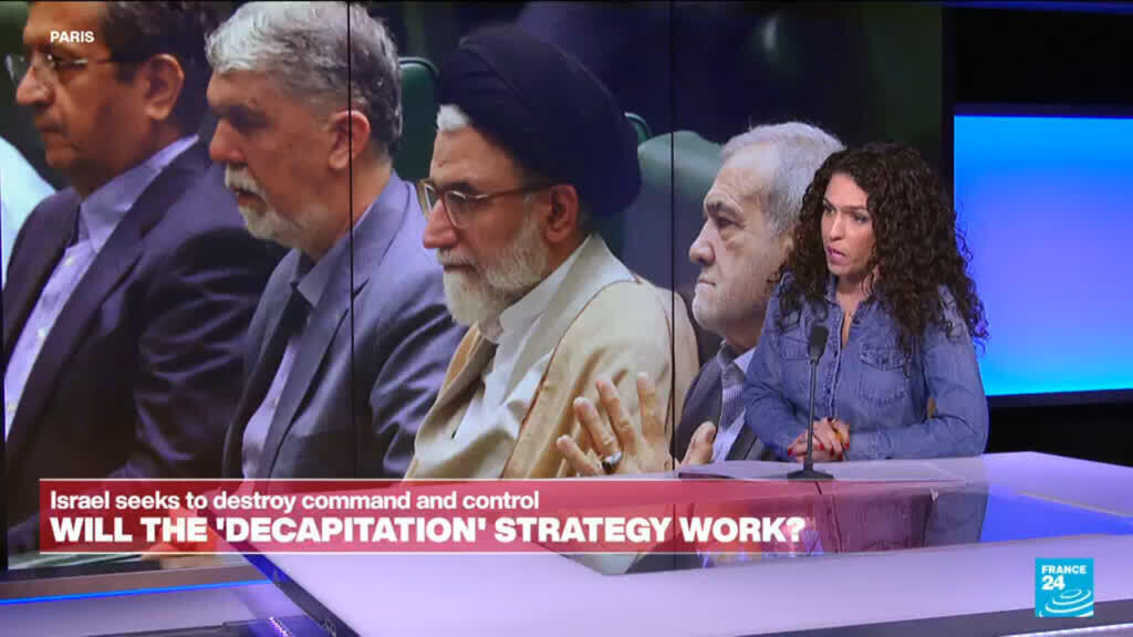 Video thumbnail for 'Decapitation' strategy: Israel seeks to destroy Iran command and control