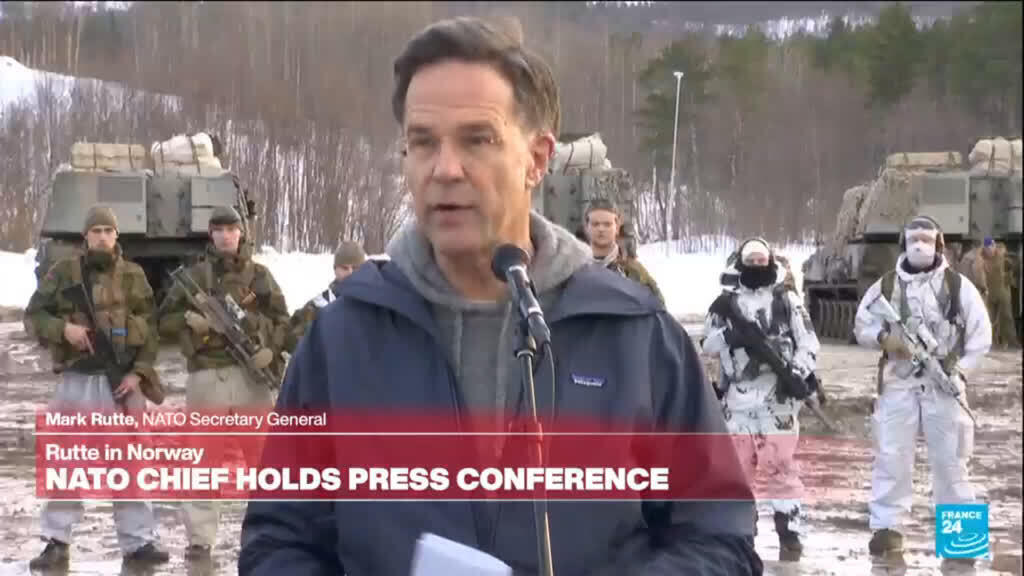 Video thumbnail for REPLAY: NATO chief Mark Rutte holds press conference