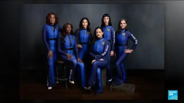 Video thumbnail for Katy Perry set to blast off on fully automated all-women space flight