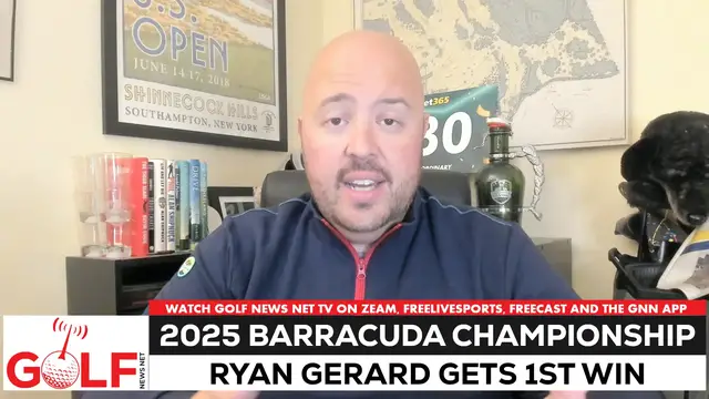 Video thumbnail for Ryan Gerard wins 2025 Barracuda Championship for 1st PGA Tour win