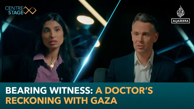 'Video thumbnail for Bearing witness: A doctor’s reckoning with Gaza'