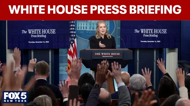 Video thumbnail for FULL: White House press briefing | Dec. 11, 2025