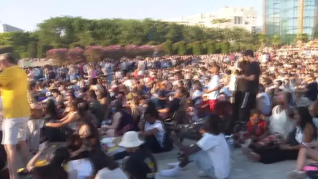 Video thumbnail for France: Rare solar eclipse wows millions across Europe.